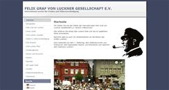 Desktop Screenshot of luckner-gesellschaft.de