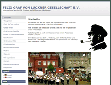 Tablet Screenshot of luckner-gesellschaft.de